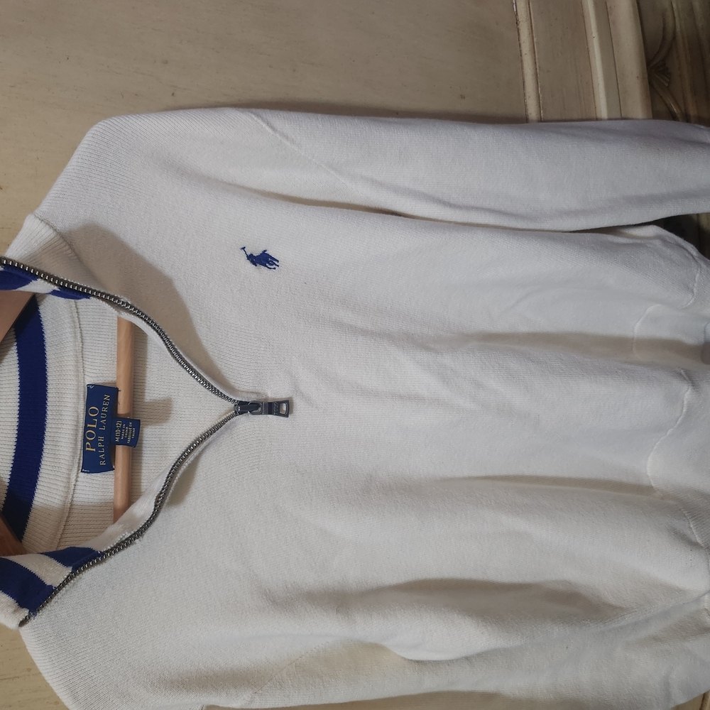 Polo Ralph Lauren White Sweatshirt